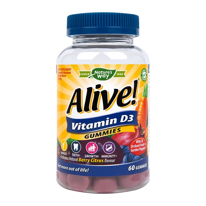 Nature's Way Alive! Vitamin D3 60 Soft Jells-1