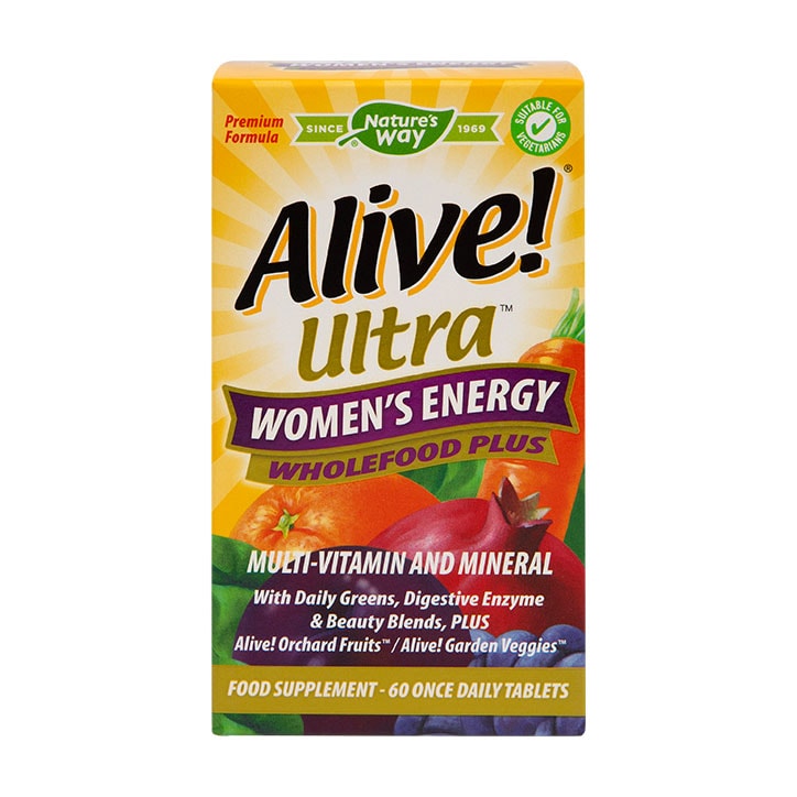 Nature's Way Alive! Women’s 50+ Ultra Energy 60 Tablets-1