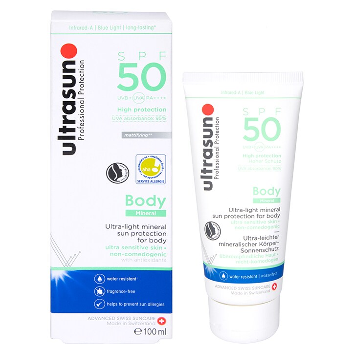 Ultrasun Body Mineral Sunscreen SPF50 100ml-1