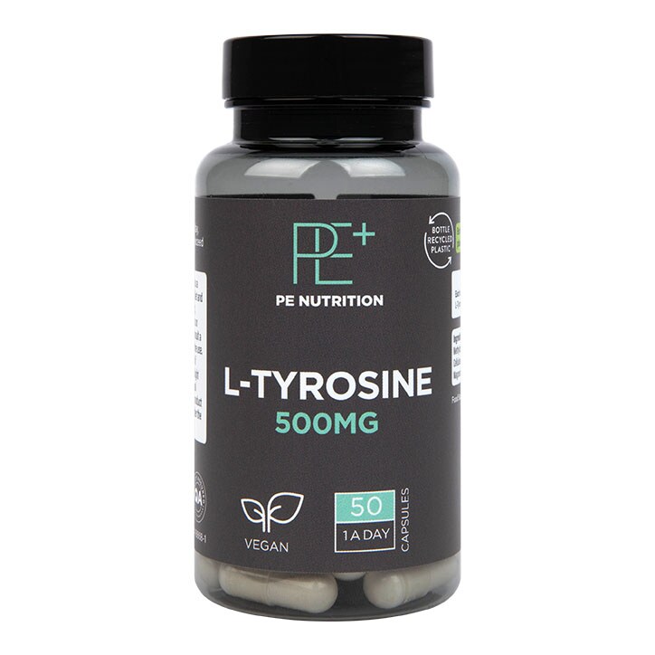 PE Nutrition L-Tyrosine 50 Capsules 500mg-1