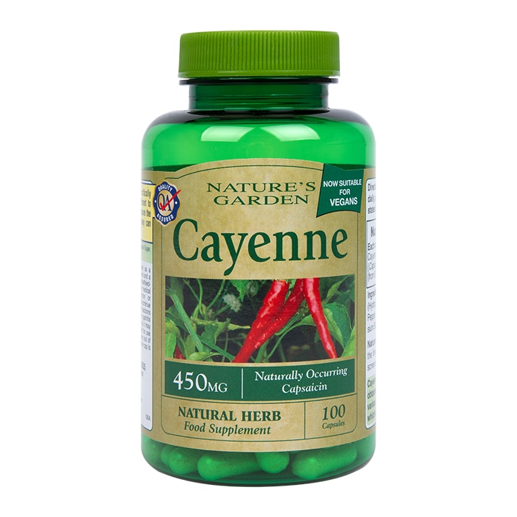 Nature's Garden Cayenne 100 Softgel Capsules 450mg-1
