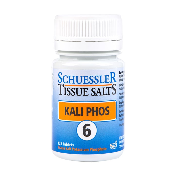 Schuessler Tissue Salts Kali Phos 6 125 Tablets-1