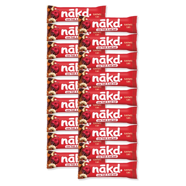 Nakd Raw Fruit & Nut Bar Bakewell Tart 18 x 35g-1