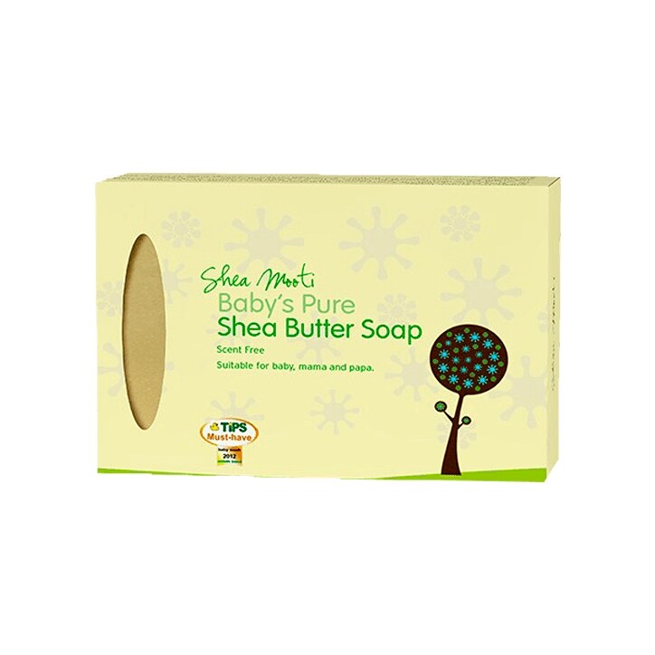 Shea Mooti Baby's Pure Shea Butter Soap Unscented 100g-1