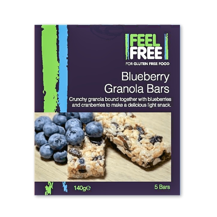 Feel Free Granola Bars Blueberry 140g-1