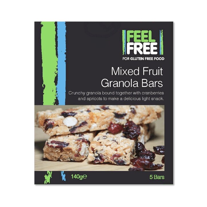 Feel Free Granola Bars Mixed Fruit 5 x 28g-1