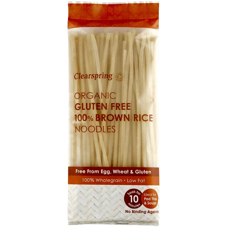 Clearspring Organic Gluten Free 100% Brown Rice Noodles 200g-1