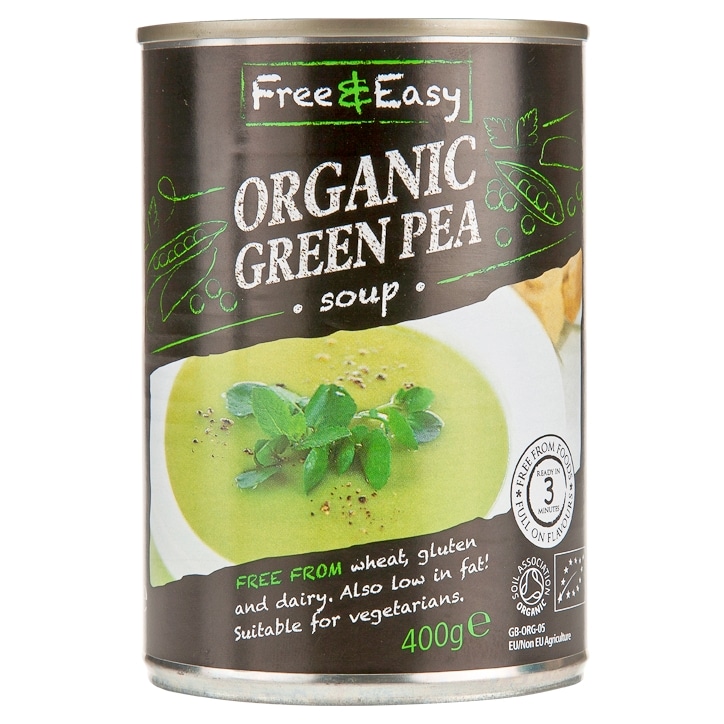 Free & Easy Organic Green Pea Soup 400g-1