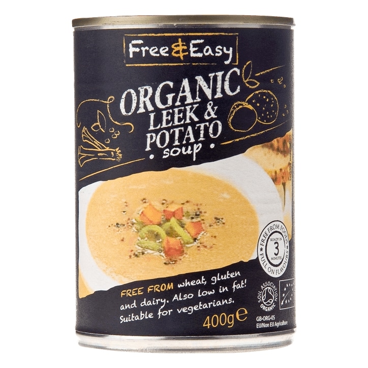 Free & Easy Organic Leek & Potato Soup 400g-1