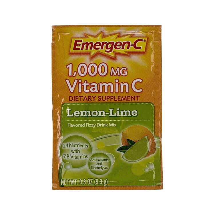 EmergenC Lemon Lime Flavoured Vitamin C Fizzy Drink Mix-1