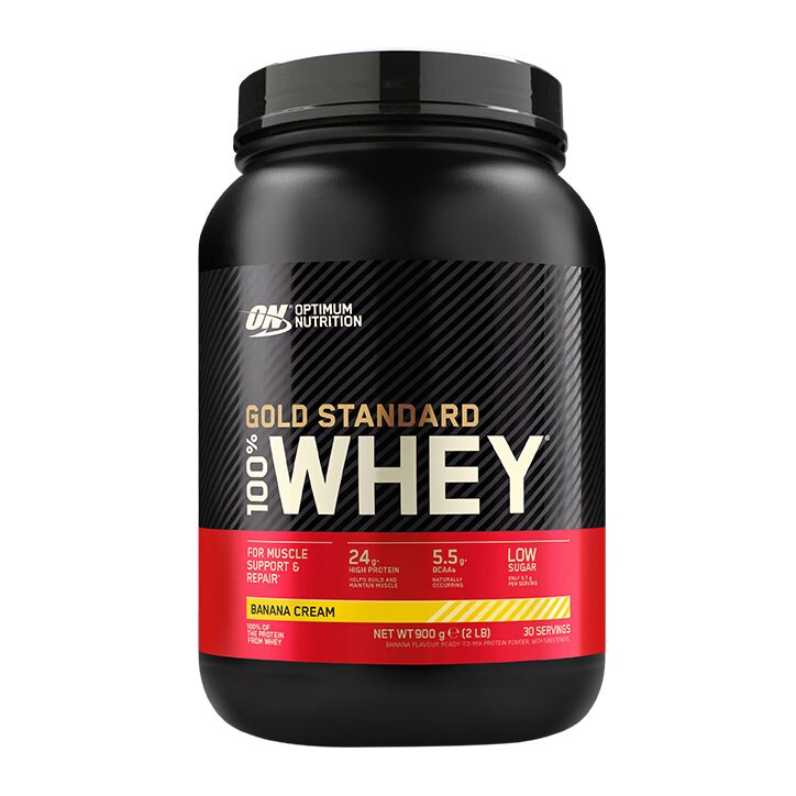 Optimum Nutrition Gold Standard 100% Whey Protein Banana Cream 900g-1