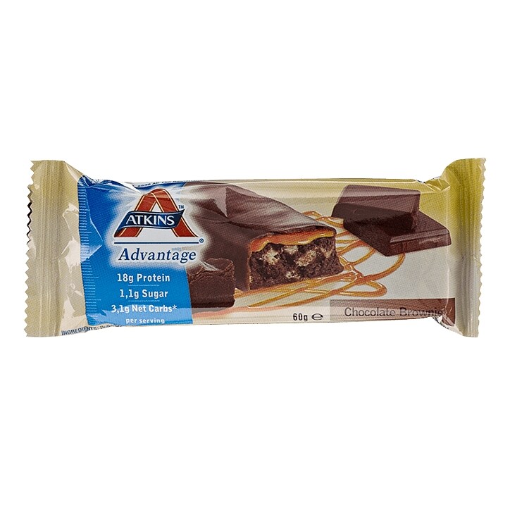 Atkins Advantage Chocolate Brownie Bar 60g-1