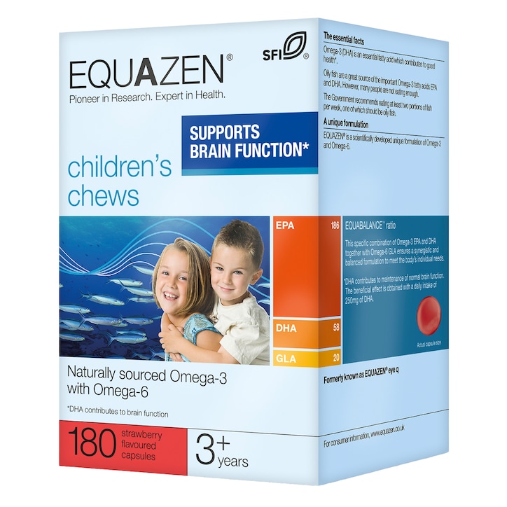 Equazen Eye Q Children's Chewable 180 Capsules-1