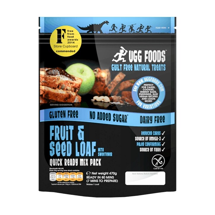 UGG Foods Fruit Seed Loaf Quick Ready Mix 470g-1