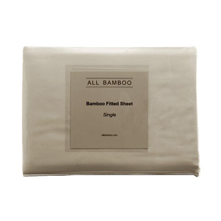 All Bamboo Fitted Sheet Single-1