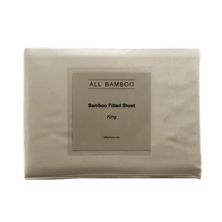All Bamboo Fitted Sheet King Size-1