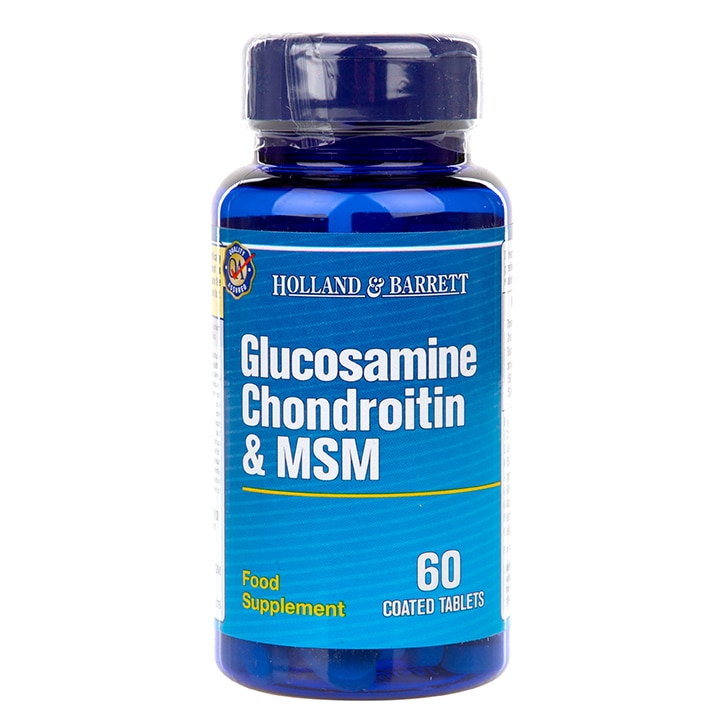Holland & Barrett Glucosamine Chondroitin & MSM 60 Caplets-1