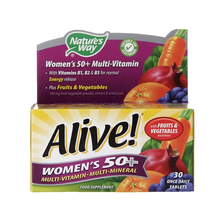 Nature's Way Alive! Women's 50+ Multi-Vitamin 30 Tablets-1