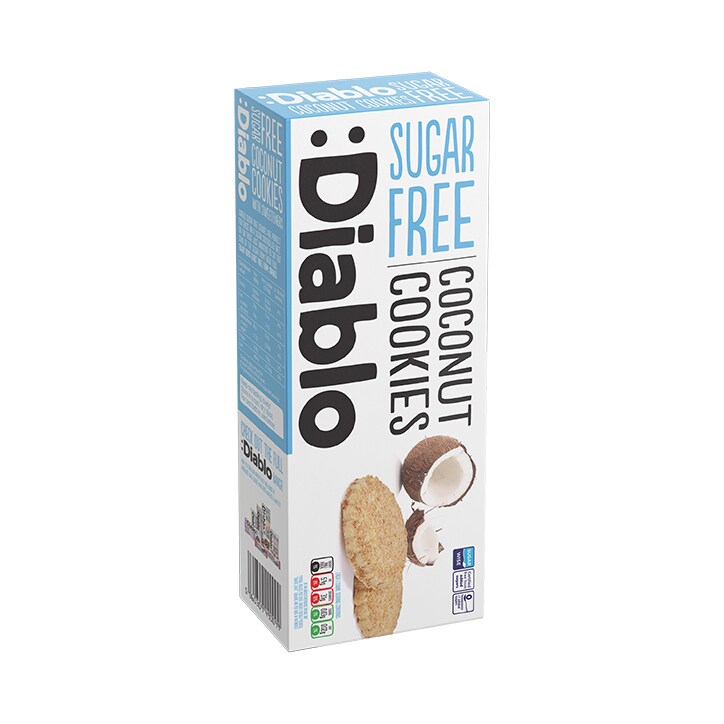 Diablo Sugar Free Coconut Cookies 150g-1