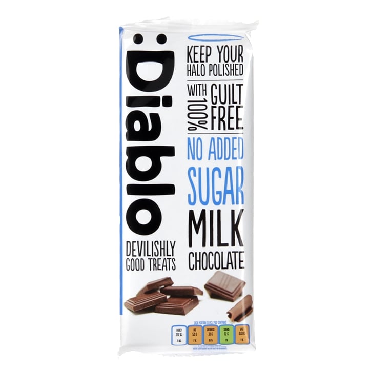 Diablo No Added Sugar Milk Chocolate Bar 85g-1