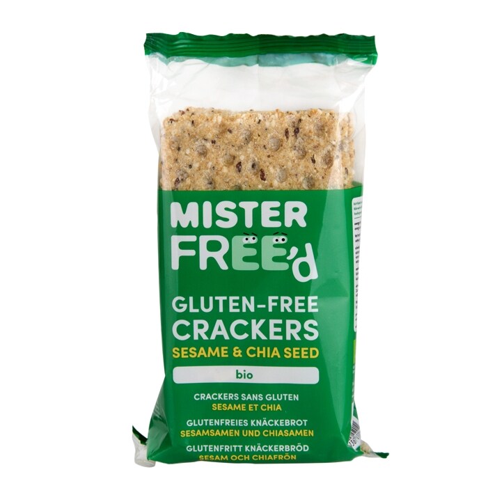 Mister Free'd Gluten Free Crackers Sesame & Chia Seed 200g-1