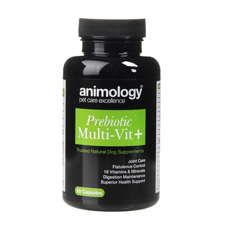 Animology Prebiotic Multi-vit+ Supplement 60 Capsules-1