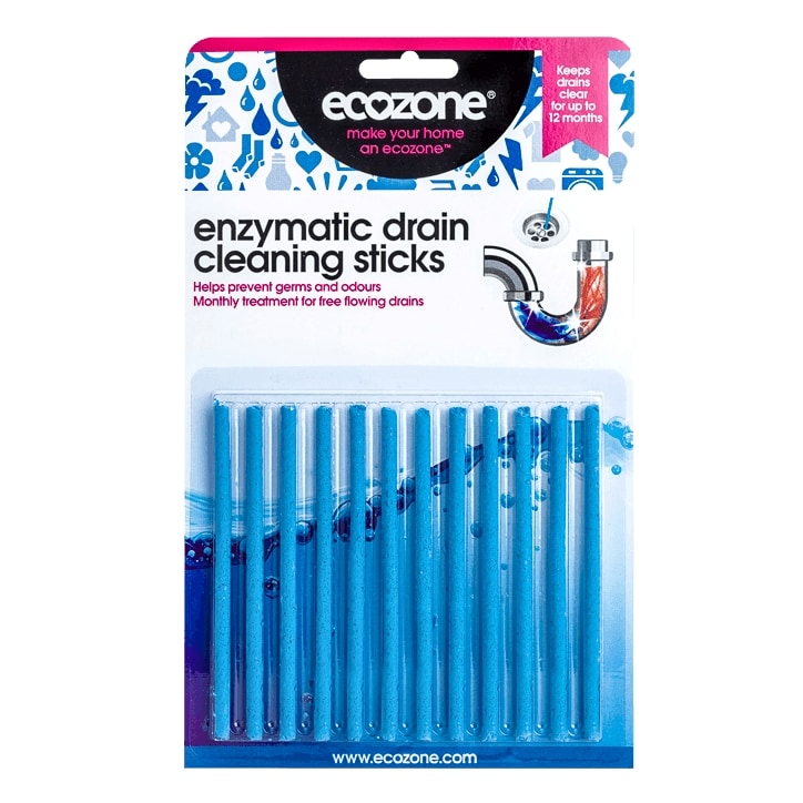 Ecozone Enzymatic Drain Cleaning 12 Sticks-1