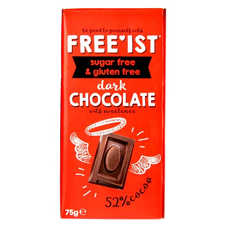 Free'ist Sugar Free Dark Chocolate 75g-1