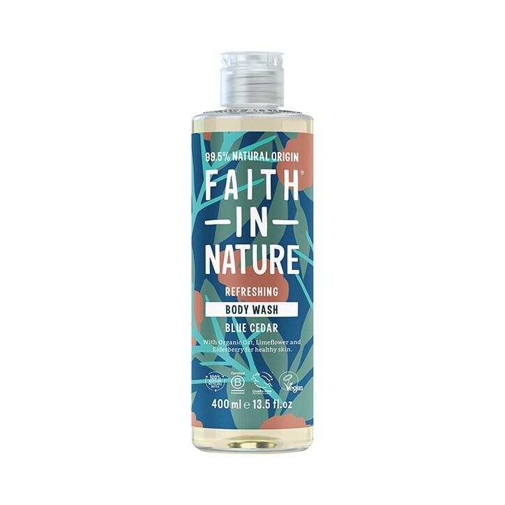 Faith in Nature Blue Cedar Body Wash 400ml
