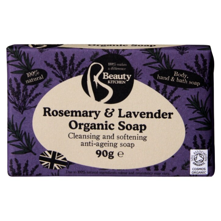 Beauty Kitchen Chill Me Rosemary & Lavender Natural Soap 90g-1
