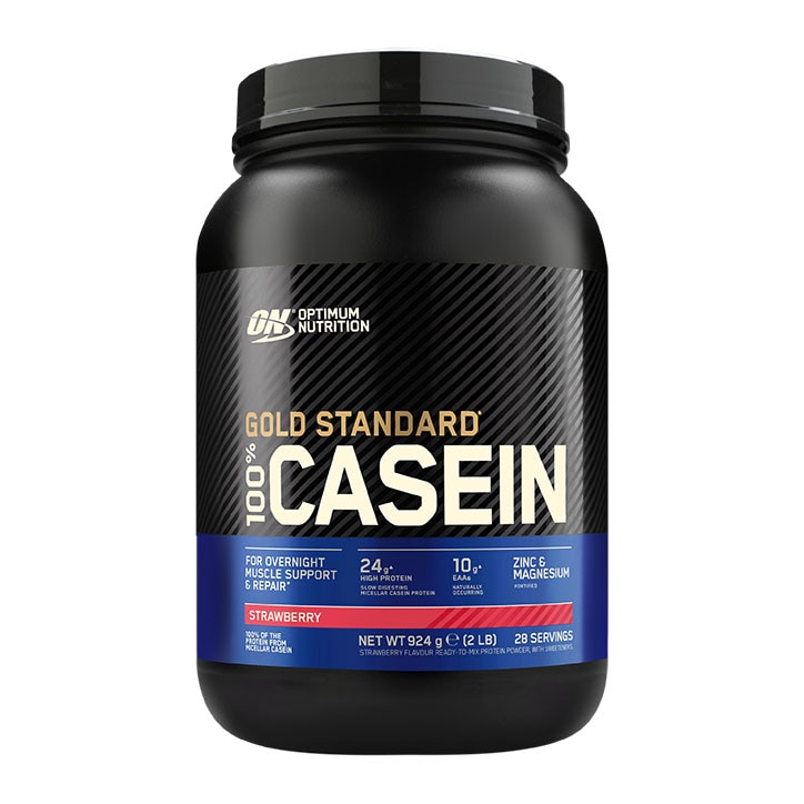 Optimum Nutrition Gold Standard 100% Casein Powder Strawberry 924g-1