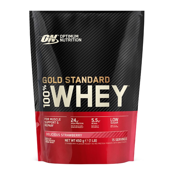 Optimum Nutrition Gold Standard 100% Whey Protein Strawberry 450g-1