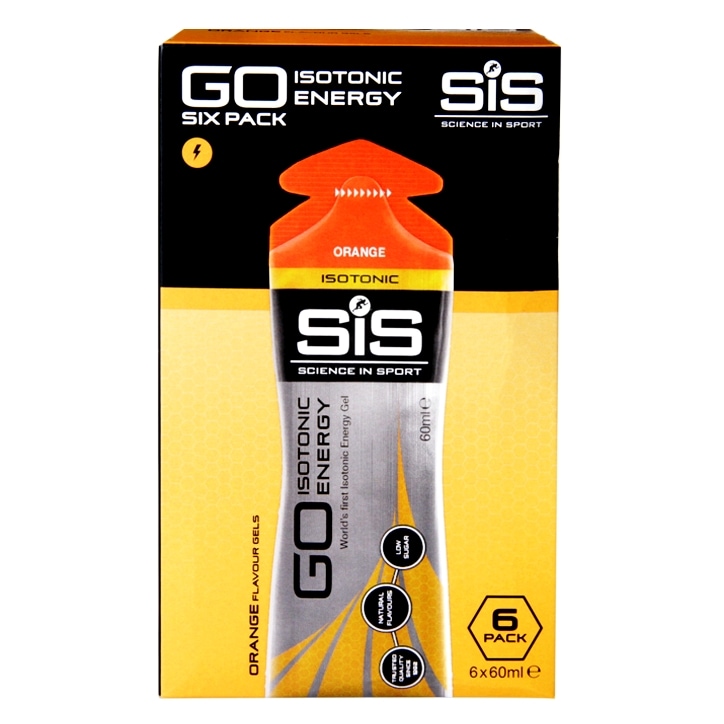 SiS GO Isotonic Energy Gel Orange 6 x 60ml-1