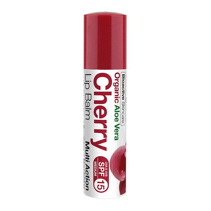 Dr Organic Aloe Vera Cherry Lip Balm 5.7ml-1