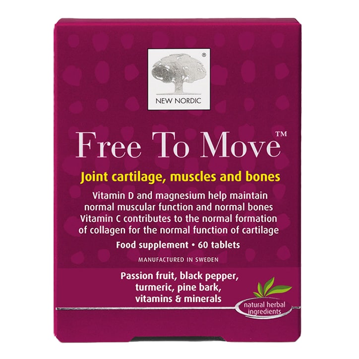 New Nordic Free to Move Joint Cartilage, Muscles & Bones 60 Tablets-1