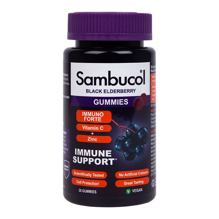 Sambucol Immuno Forte Black Elderberry 30 Gummies-1
