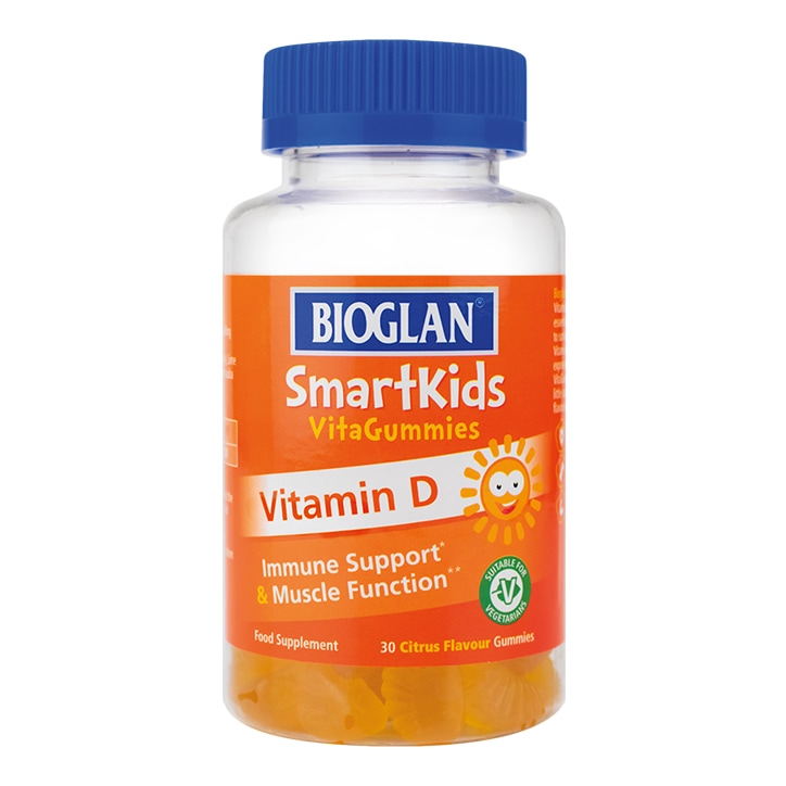 Bioglan SmartKids Vitamin D 30 Citrus Flavour Gummies-1