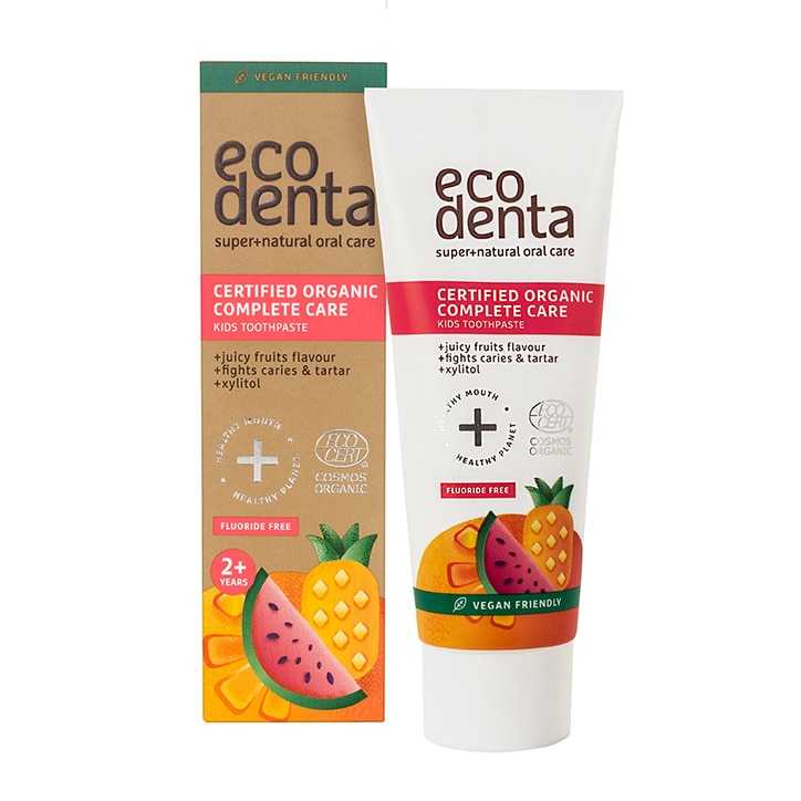Ecodenta Certified Organic Juicy Fruit Toothpaste for Children 75ml-1