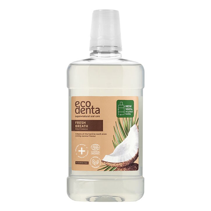 Ecodenta Certified Organic Fresh Breath Coconut Mouthwash 500ml-1
