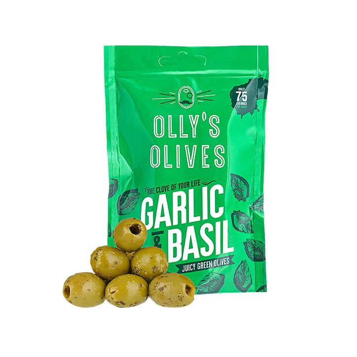 Olly's Olives Basil & Garlic Olives 50g-1