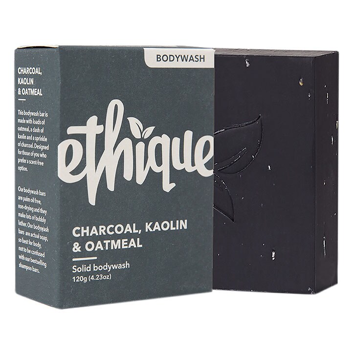 Ethique Charcoal, Kaolin & Oatmeal Bodywash Bar 120g-1