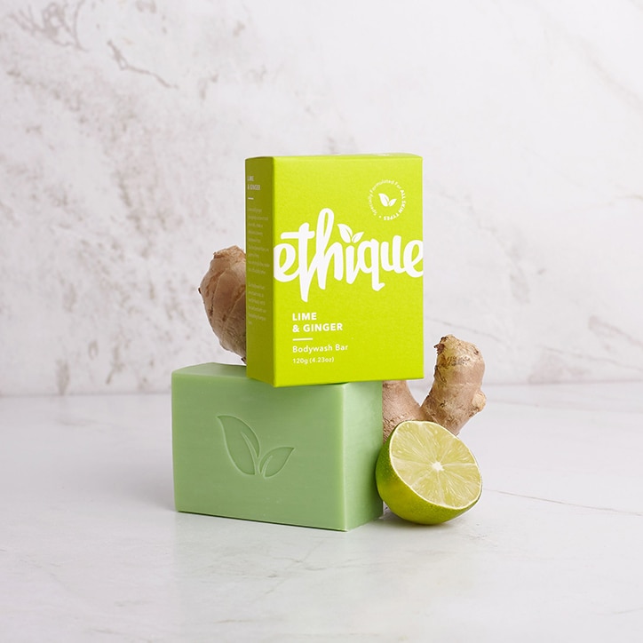 Ethique Lime & Ginger Bodywash Bar 120g-1