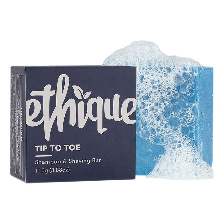 Ethique Tip To Toe Shampoo & Shaving Bar 110g-1