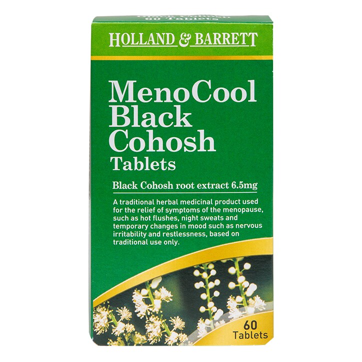 Holland & Barrett MenoCool Black Cohosh 60 Tablets-1