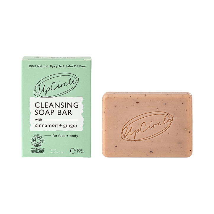 UpCircle Cleansing Soap Bar with Cinnamon + Ginger 100g-1