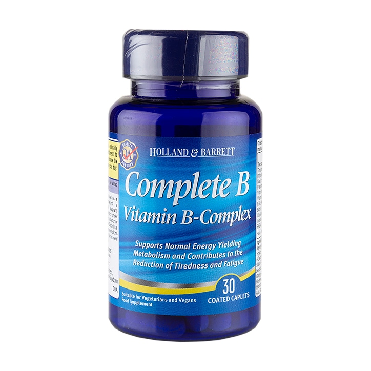 Holland & Barrett Complete B Vitamin B Complex 30 Caplets-1
