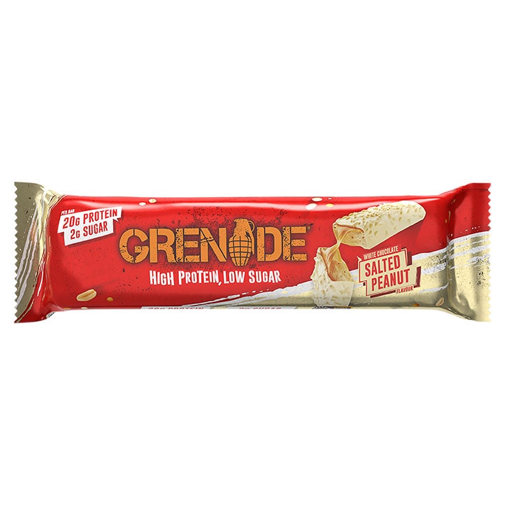 Grenade White Chocolate Salted Peanut Protein Bar 60g-1