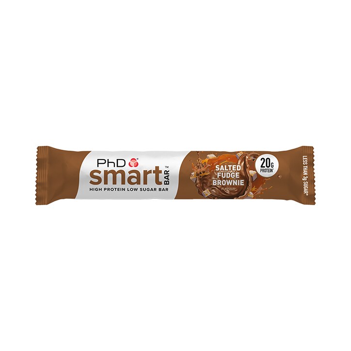 PhD Smart Bar Salted Fudge Brownie 64g-1