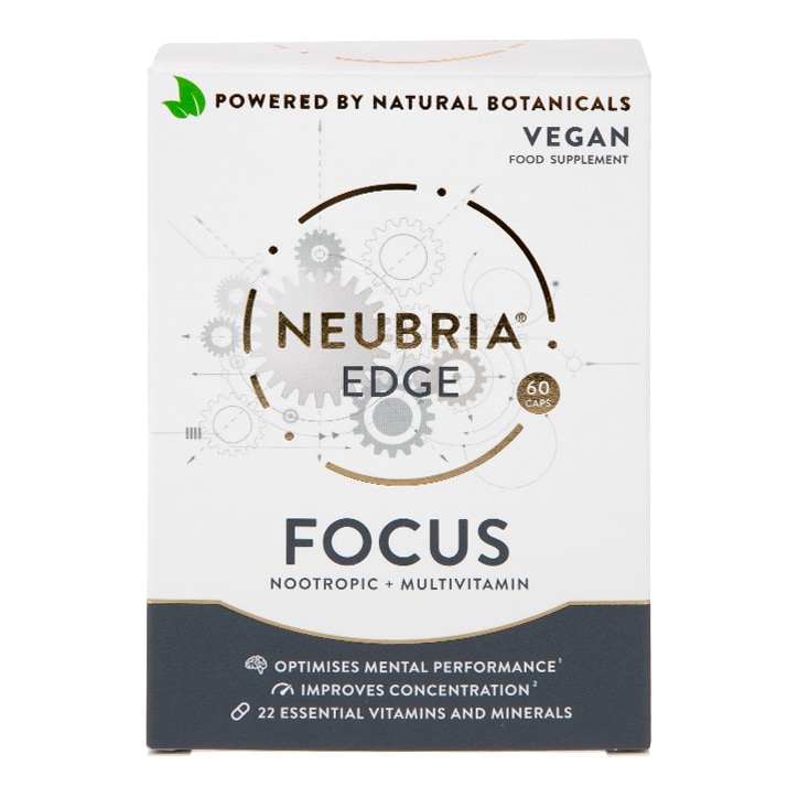 Neubria Edge Focus Nootropic Multivitamin Vegan 60 Capsules-1