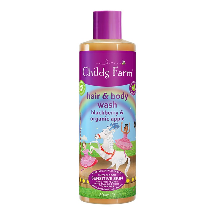 Childs Farm Hair & Body Wash - Blackberry & Organic Apple 500ml-1